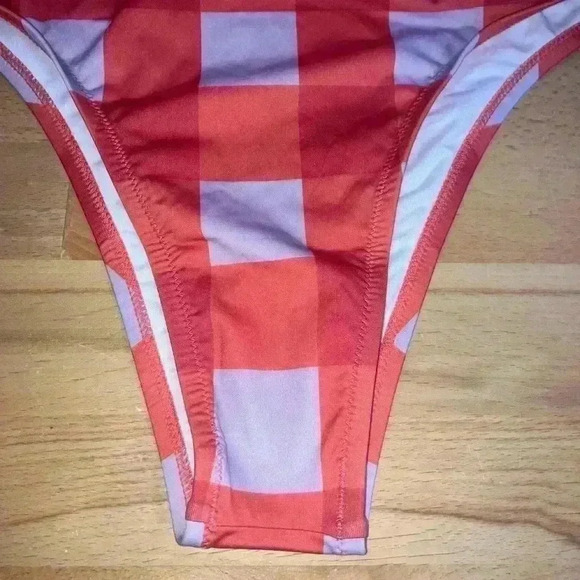 Quicksilver Checkered Bikini Bottom Size S - Picture 4 of 8